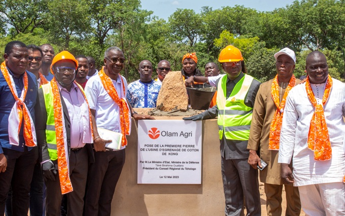 Olam Agri Lays Foundation for New Cotton Gin in Kong, Côte d’Ivoire