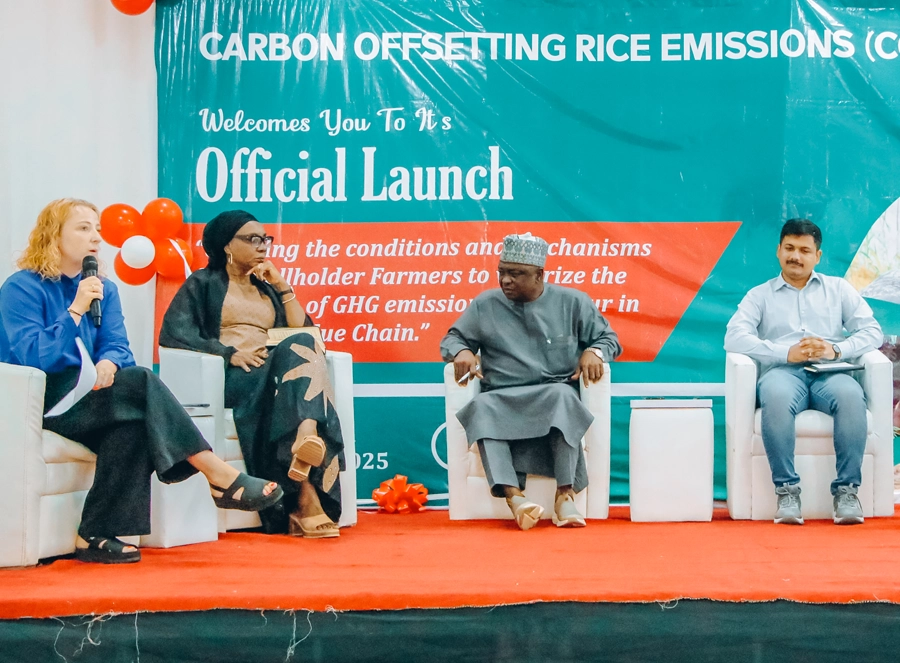 Launching Carbon Offsetting Rice Emissions Project with GIZ to Reduce Rice Farming Emissions in Nigeria