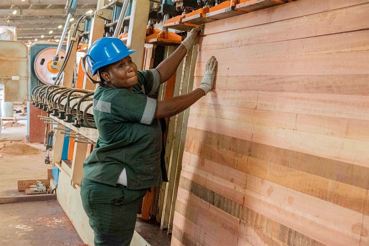 Wood Women worker