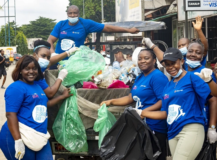 large-scale clean-up campaign across Douala’s