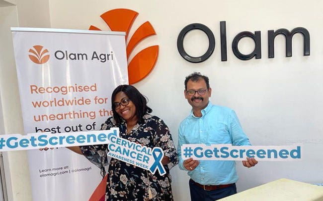 Olam Agri Marks Cervical Cancer Month with Free Screening