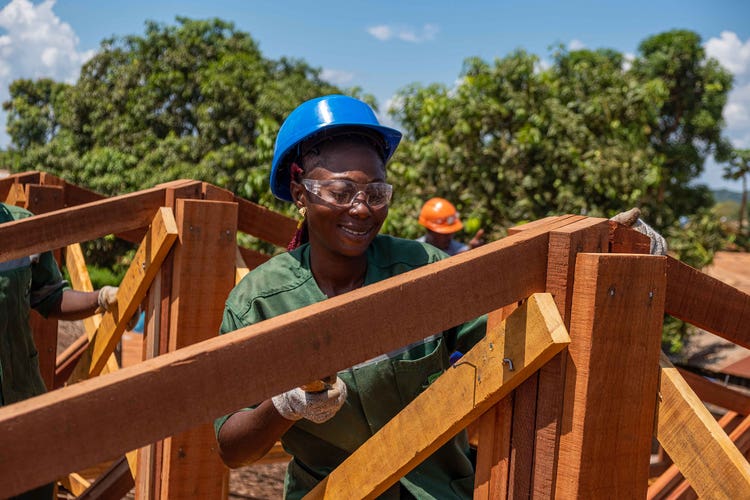 We’ve equipped women in Congo with valuable wood trade skills